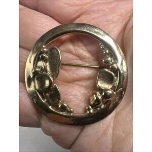 Eivind Hillestad Norway Norwegian pin vintage bronze brooch Scandinavian design